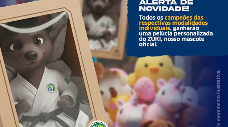 Alerta de Fofura! O prêmio que todo carateca vai querer conquistar!